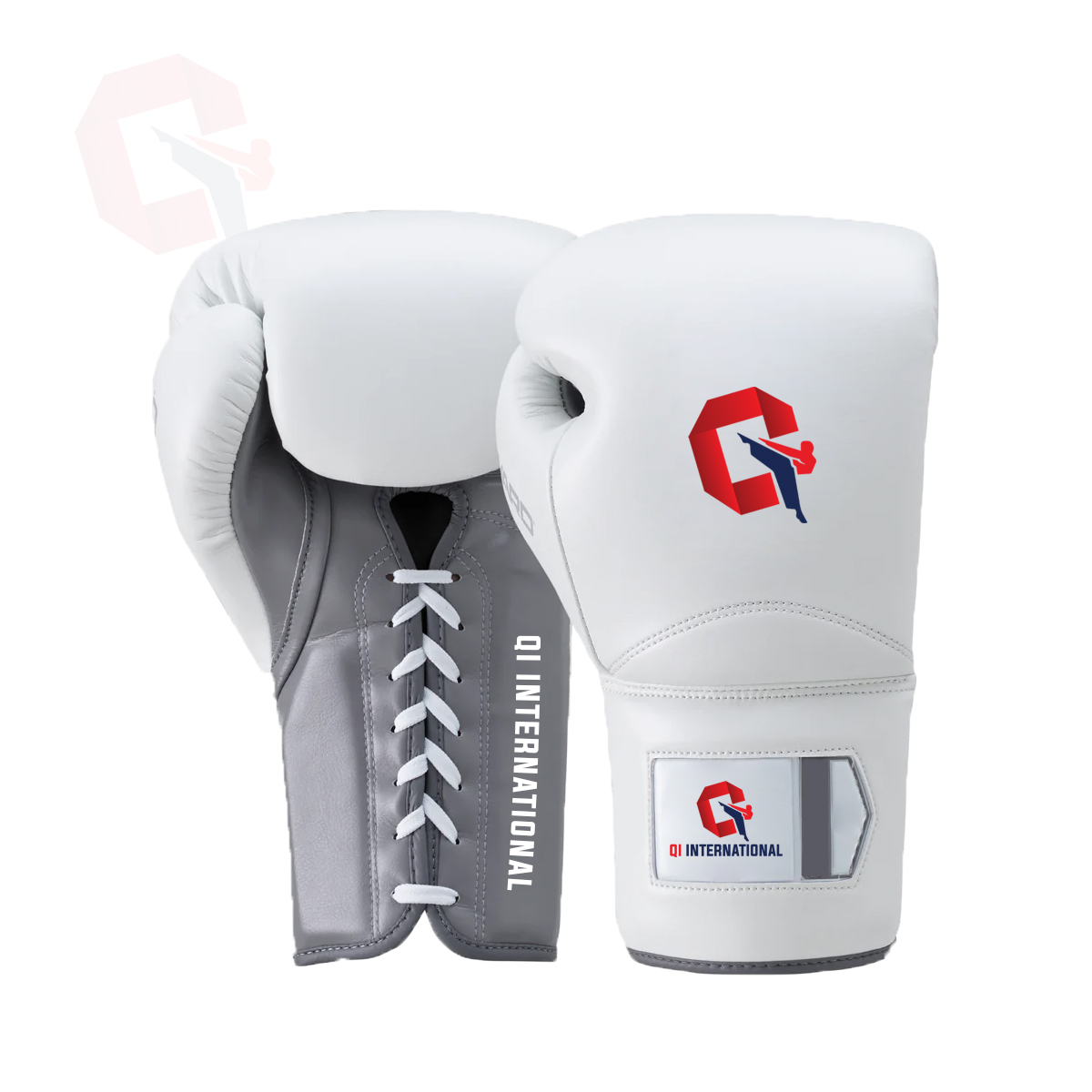 Lace-up boxing glove