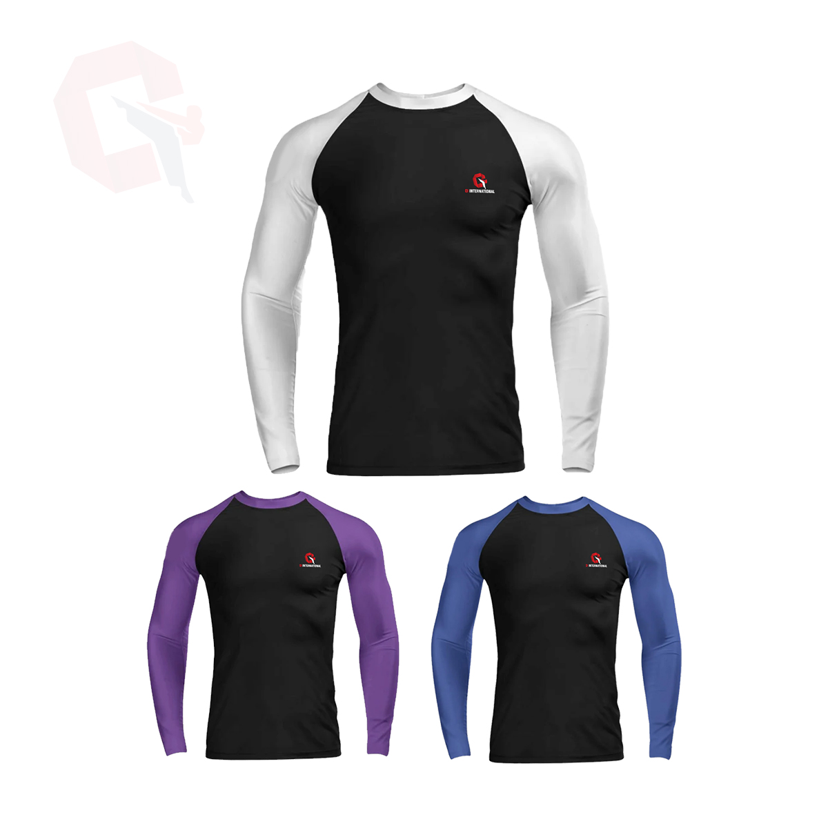 No-gi rank rash guard