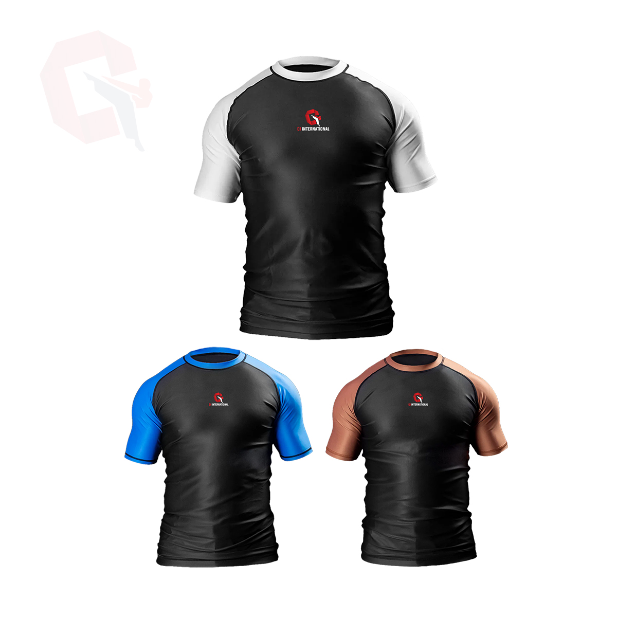 Rank rash guard short sleeve